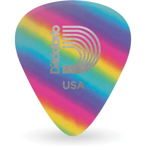ピック Celluloid Rainbow 0.70mm スタンダード型 25枚入り [ D'Add...