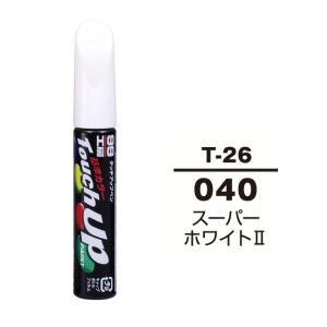 トヨタ 040 スーパーホワイトII タッチアップペン [ 99工房 T-26 ]｜iroiro-abcolor