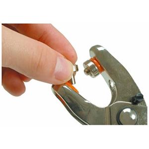 両面ハトメプライヤーセット 5mm アルミ製 ...の詳細画像2