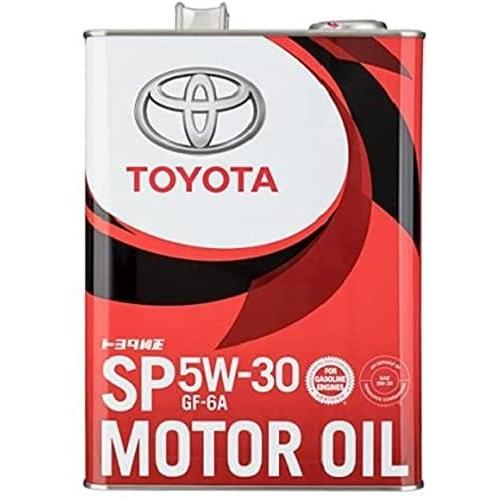 TOYOTA純正モーターオイル SP 5W-30 GF-6A 4L 08880-13705