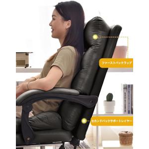 爆買 オフィスチェア 社長椅子 リクライニング...の詳細画像4