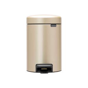 ブラバンシア ペダル式ゴミ箱 ペダルビン ニューアイコン 3L シャンパン 静かに軽やかに閉まる機能搭載 304408