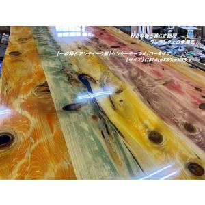 無垢材【杉】市松 囲炉裏 テーブル(座卓 各パーツ 取外し可能)【Color