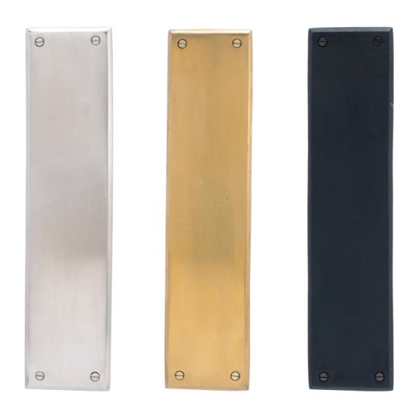 【公式ストア】真鍮 シンプル ドアプッシュ プレート | PUSH PLATE 約 515g