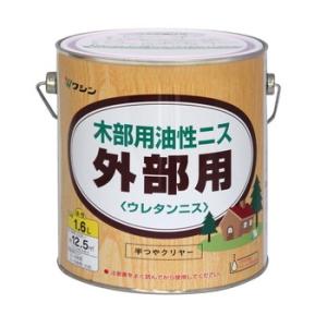 ペンキ ニッペ 屋外木部 日焼け・紫外線防止 保護 | 和信ペイント 外部用ウレタンニス 1.6L ...