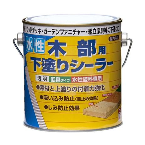 【公式ストア】ペンキ 水性 塗料 ニッペ 木部 密着強化 水性塗料 | 水性木部用下塗りシーラー 0...