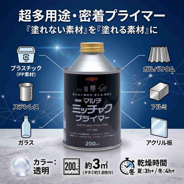 【公式ストア】ペンキ 水性 塗料 ニッペ 素地密着 塗装可能 上塗り万能 | マルチミッチャクプライ...