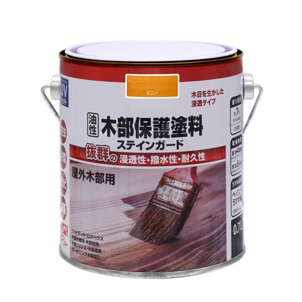 【公式ストア】ペンキ 油性 塗料 ニッペ ウッドデッキ ガーデニング 防虫 防腐 防かび 油性塗料 ...