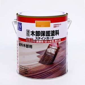 ペンキ 塗料 油性木部保護塗料ステインガード 1.6L