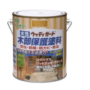 ペンキ 水性 塗料 ニッペ ウッドデッキ 木部 防虫 防腐 防かび 水性塗料 | 水性ウッディガード 0.7L