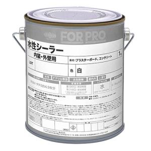 ペンキ 水性 塗料 ニッペ 業務用 屋内外 建築 密着強化 水性塗料 | FOR PRO 水性シーラー 1kg 白