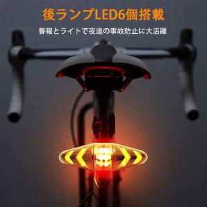 自転車用テールライト リモコン操作 USB充電...の詳細画像5