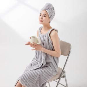 着るタオル レディース キャップ付き! バスロ...の詳細画像2