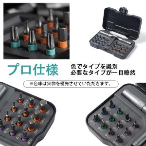 ドライバーセット 24in1 ラチェット 磁気...の詳細画像5