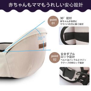 ヒップシート 抱っこ紐 抱っこひも だっこひも...の詳細画像5