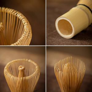百本立 茶筅 白竹 茶せん 竹製 茶道具 抹茶...の詳細画像5