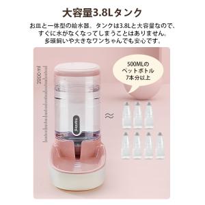 給餌器 給水器 ペット 自動的 猫用 多頭飼い...の詳細画像3