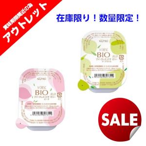 【アウトレット】ニュートリー　ブイ・クレスBIO（ビオ）ゼリー　80g　乳酸菌入り　栄養補助ゼリー　ピーチ／ラ・フランス