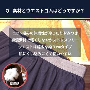 ニットトランクス 無地 メンズ 紳士 パンツ ...の詳細画像3