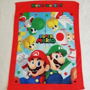 マルシン　綿100%  任天堂 マリオ マリオスターズ/お昼寝ケット タオルケット｜衣料のウエダ ヤフーショップ