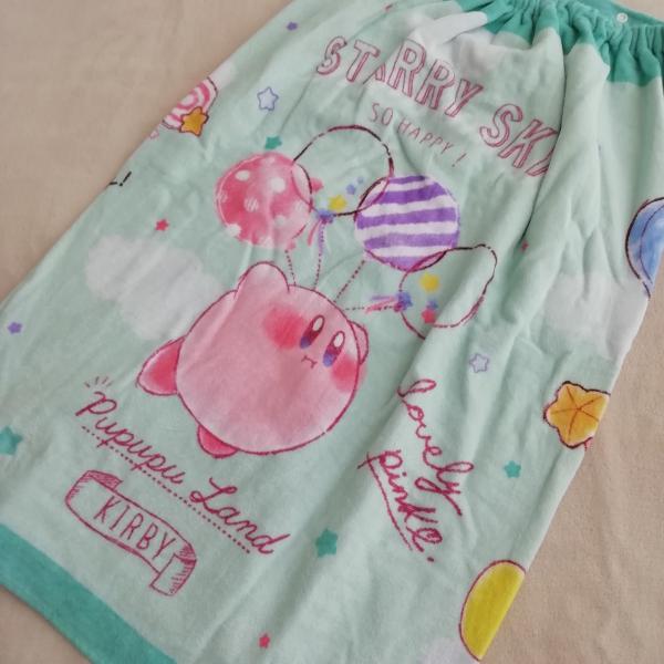 定価2530円　丸眞 綿100％　任天堂 星のカービィ コットンキャンディ ふうせん　80×110c...