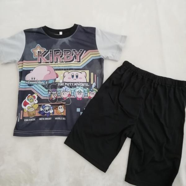 星のカービィ  勇気がでる光るパジャマ 半袖パジャマ ルームウェア 光る勇気リング  【271848...