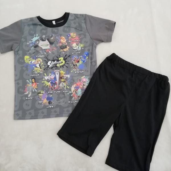 スプラトゥーン3  勇気がでる光るパジャマ 半袖パジャマ ルームウェア 光る勇気リング  【2718...