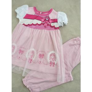 [バンダイ]キミとアイドルプリキュア　半袖なりきりパジャマ 変身パジャマ ルームウェア ピンク