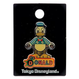 ディズニー　ドナルド　TDLおもちゃロボットピン　東京ディズニーランド　2000年頃　新品｜is-club