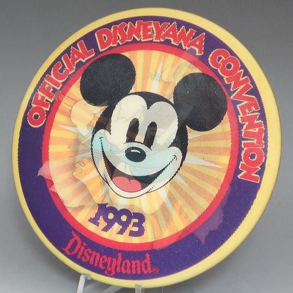 ディズニー　1993年ディズニアナ・コンベンション　ミッキー＆ドナルド　缶バッジ　2画面　ディズニー...