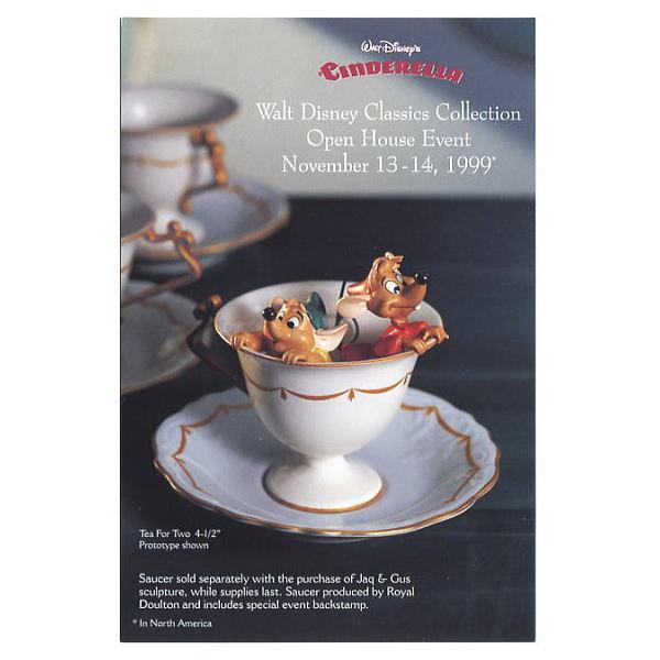 ディズニー　ガス＆ジャック　シンデレラ　WDCCポストカード