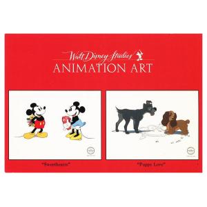 わんわん物語　ディズニー　Lady and Tramp ポストカード 6枚セット Disney（ディズニー） レディ＆トランプ わんわん物語 WDCCポスト