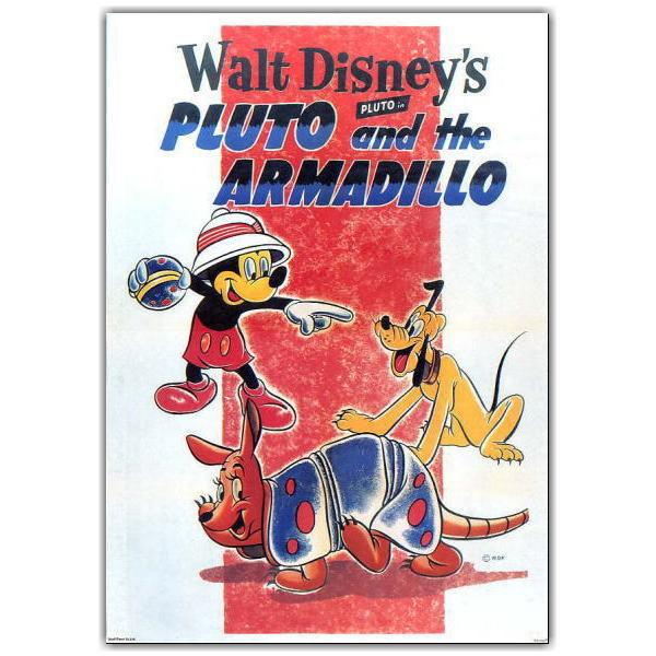 ディズニー　プルート　Sサイズポスター　プルートの南米旅行　B4サイズ　スモール・プラネット社　新品