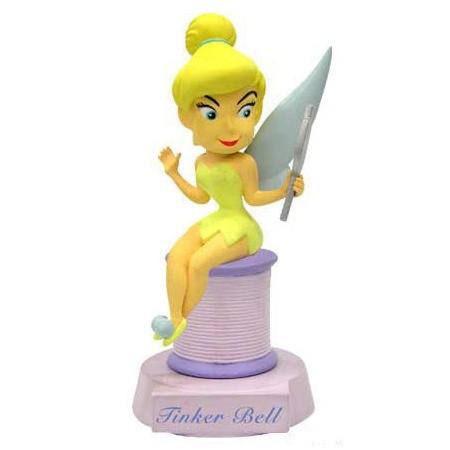 ディズニー　ティンカーベル　フルフェイス　ミニ・ボブルヘッド　ラナ社　2003年　生産終了品　新品　...