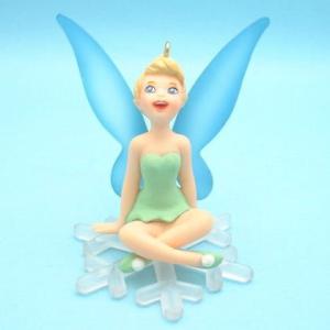 ディズニー　ティンカーベル　ピーターパン　オーナメント　雪の結晶　グロリア　生産終了品　箱あり