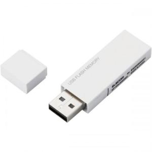 ELECOM MF-MSU2B64GWH USBメモリー/USB2.0対応/セキュリティ機能対応/64GB/ホワイト｜is-link