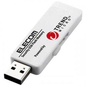 ELECOM MF-PUVT364GA1 セキュリティ機能付USBメモリー(トレンドマイクロ)/64GB/1年ライセンス/USB3.0｜IS-LINK