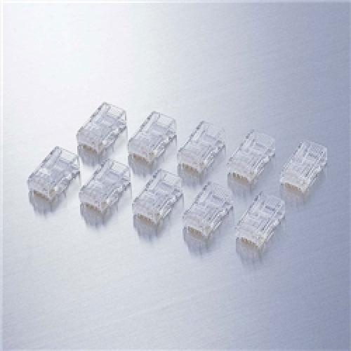 ELECOM LD-6RJ45T10 RJ45コネクタ/CAT6・CAT6A対応/単線・ヨリ線対応/...