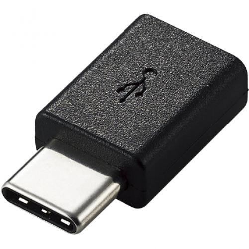 ELECOM MPA-MBFCMADNBK スマートフォン用USB変換アダプタ/USB(microB...