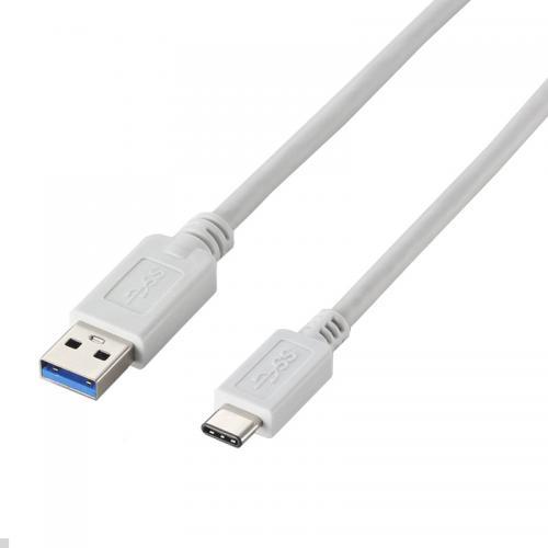 ELECOM USB3-APAC10WH USB3.1ケーブル/for Apple/A-Cタイプ/ノ...