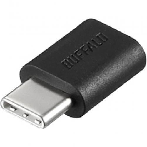 BUFFALO BSMPCADC100BK USB2.0変換アダプター（Type-C to micr...