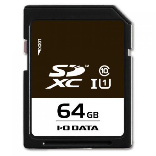 I-O DATA SDU1-64GR UHS-I UHS スピードクラス1対応 SDXCメモリーカー...