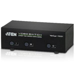 ATEN VS0201 2入力 1出力 アナログVGA/オーディオビデオスイッチ｜is-link