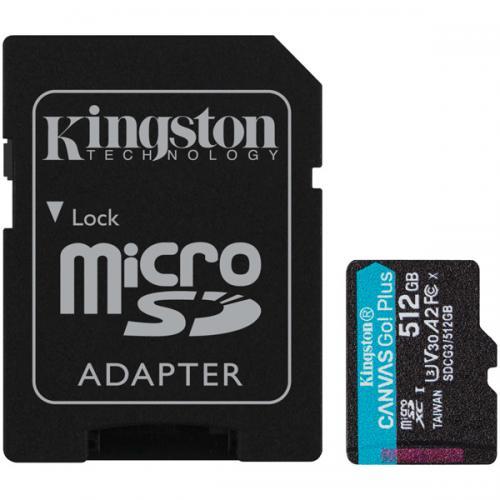 Kingston SDCG3/512GB 512GB microSDXCカード Canvas Go!...