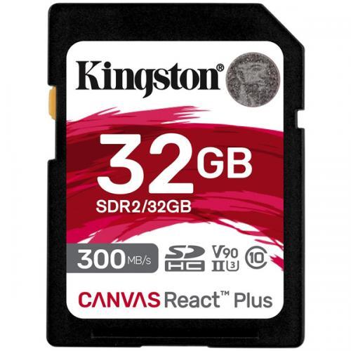 Kingston SDR2/32GB SDXCカード 32GB UHS-II V90 Canvas ...