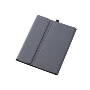 ELECOM TB-MSP9PLF2GY Surface Pro 9用ソフトレザーケース/フリーアングル/タッチペン収納/キーボード対応/グレー｜is-link