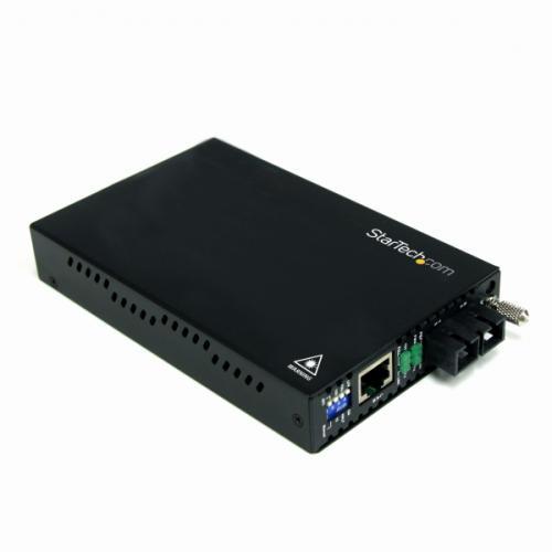 StarTech.com ET90110SC2 イーサネット光メディアコンバータ Ethernet(...