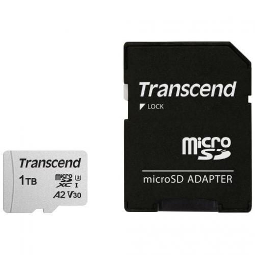 Transcend TS1TUSD300S-A microSDXCカード USD300S Class...