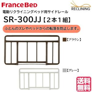 フランスベッド 電動ベッド用サイドレール SR-300JJ 2本1組 介護ベッド 手すり カラー2色 FranceBed 送料無料｜is-plus