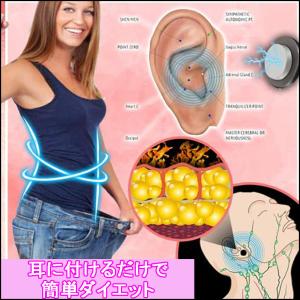 繰返し使えるダイエットイヤリング 磁気の力で血...の詳細画像2